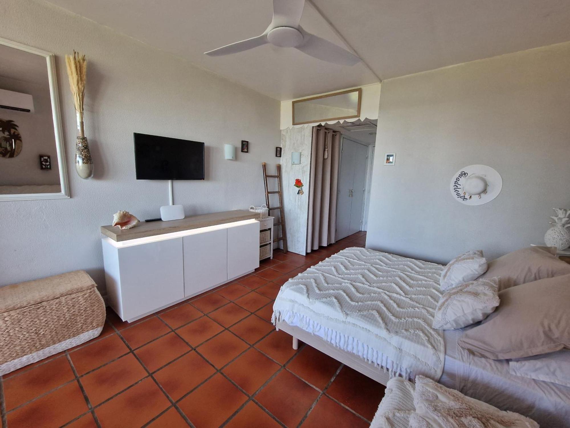 L'Oiseau Du Paradis Vue Mer Studio A Saint Francois A 100 M De La Plage ภายนอก รูปภาพ