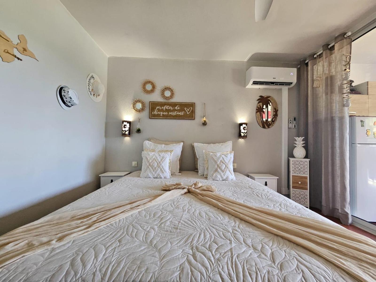 L'Oiseau Du Paradis Vue Mer Studio A Saint Francois A 100 M De La Plage ภายนอก รูปภาพ