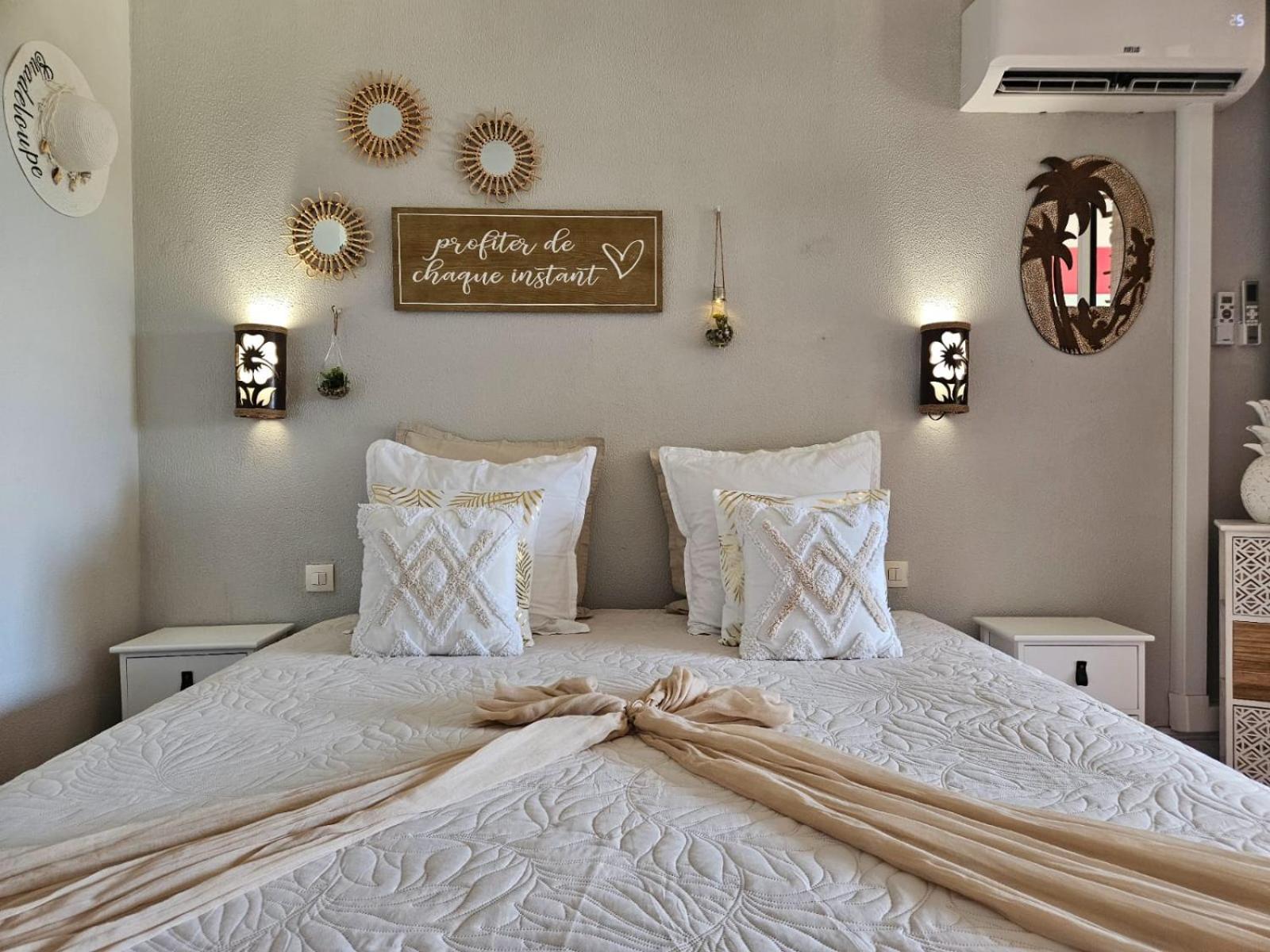 L'Oiseau Du Paradis Vue Mer Studio A Saint Francois A 100 M De La Plage ภายนอก รูปภาพ
